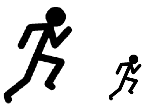 stickman running drawing