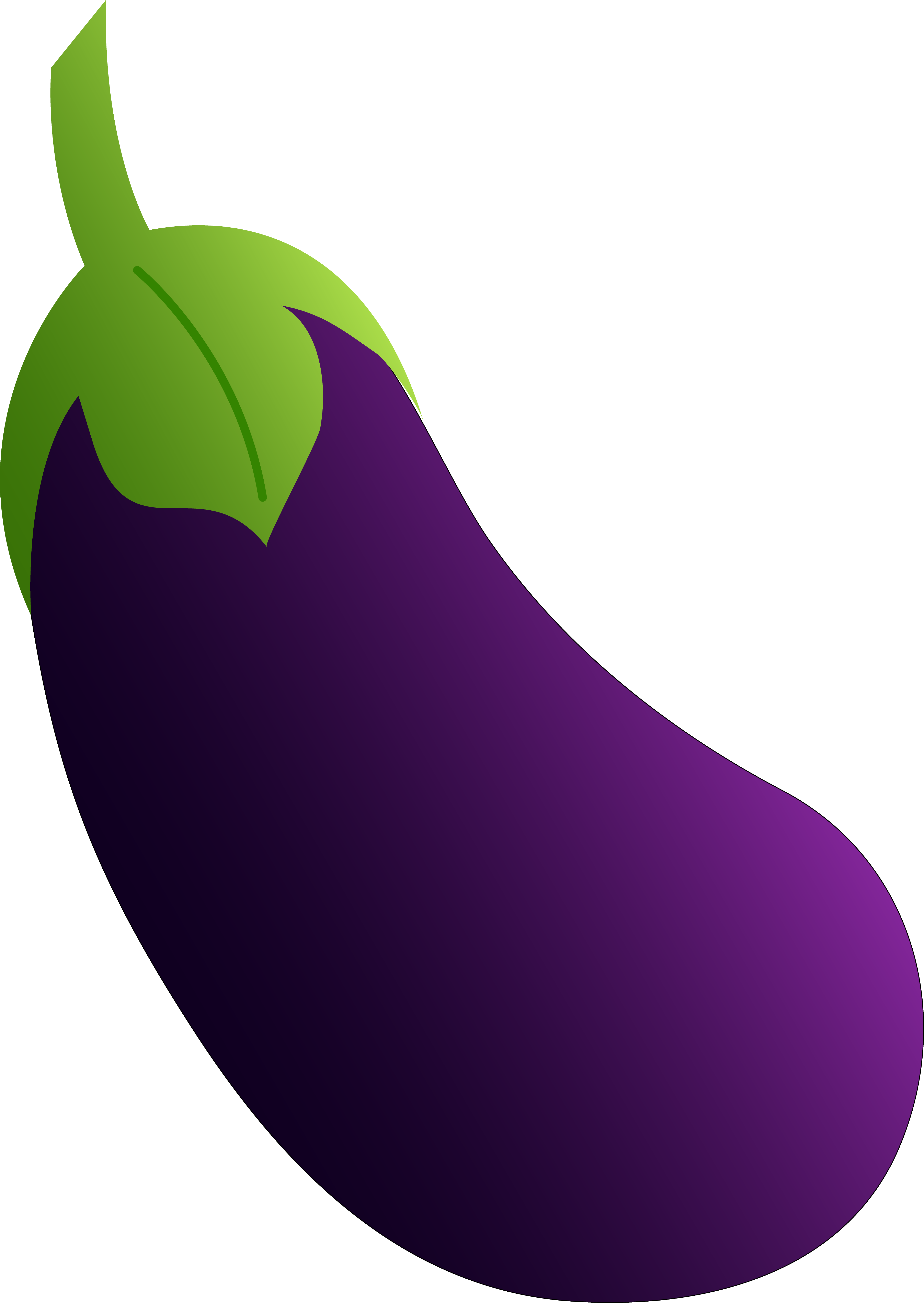 Free Brinjal Clipart Black And White, Download Free Brinjal Clipart