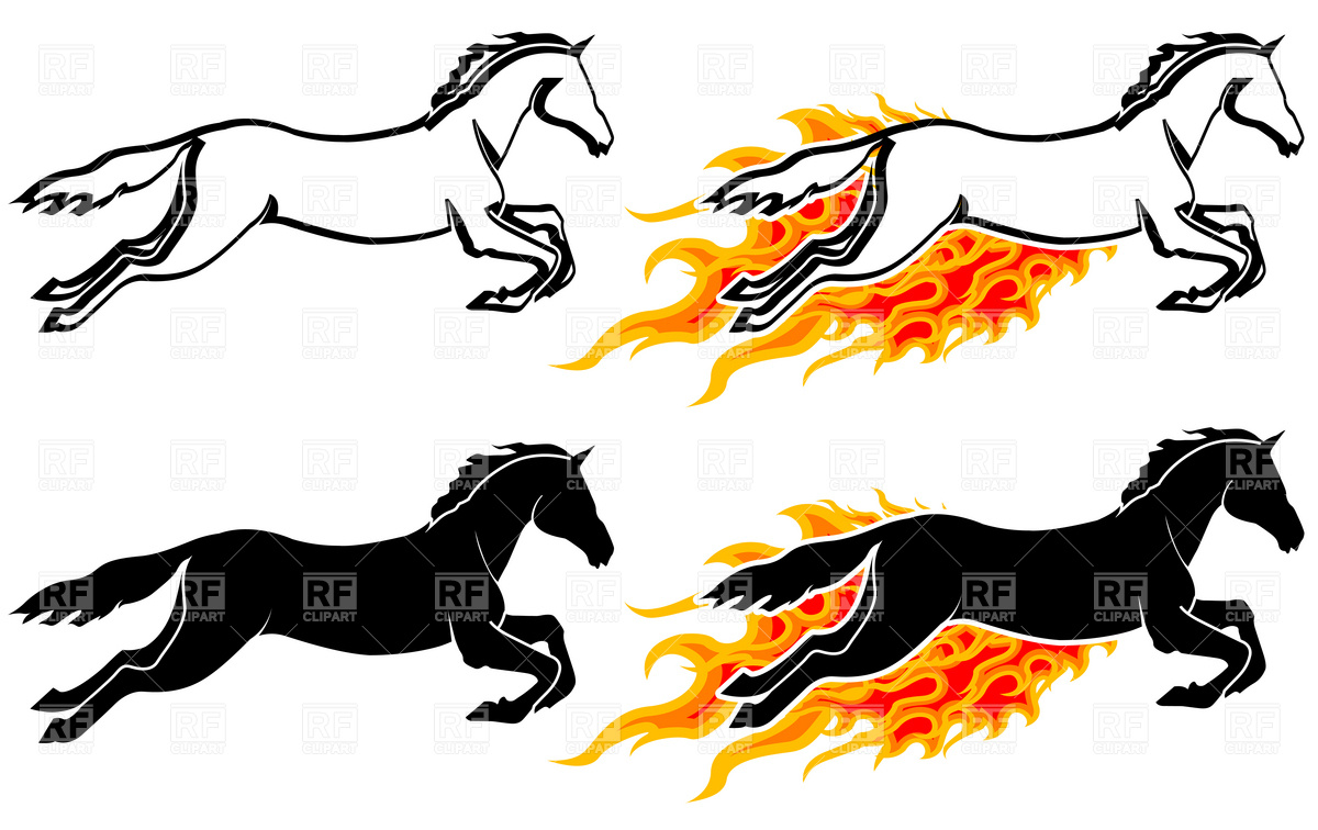 Running Horse Clipart