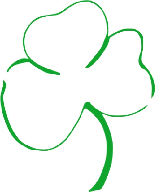 Shamrock with face clipart no background