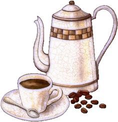 Cartoon Coffee Pot Royalty Free Clipart Picture. Snowjet.co