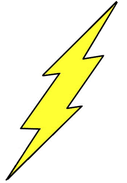 The flash symbol clipart