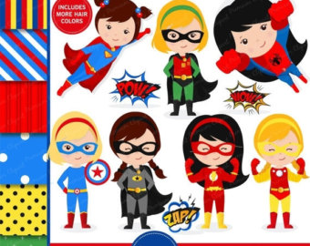 The flash girl clipart