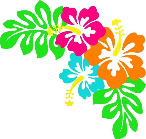 Hawaii Flower Cartoon