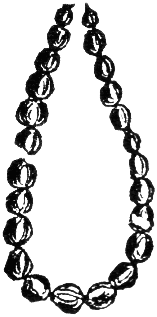 Clip Art Bead Necklace Clipart