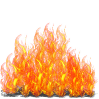Realistic fire clipart