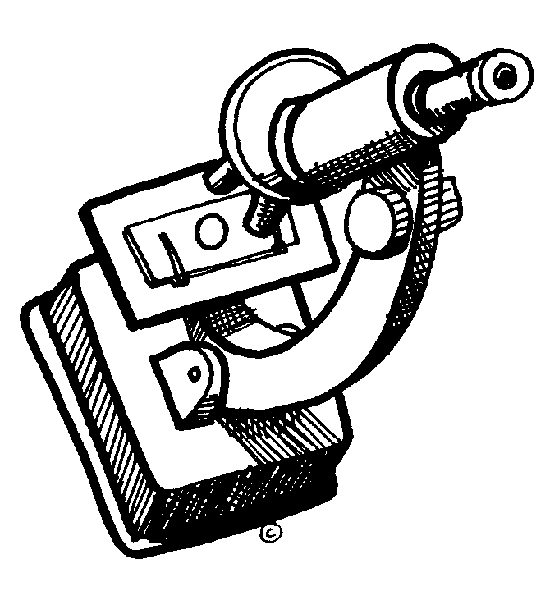Black And White Science Clip Art