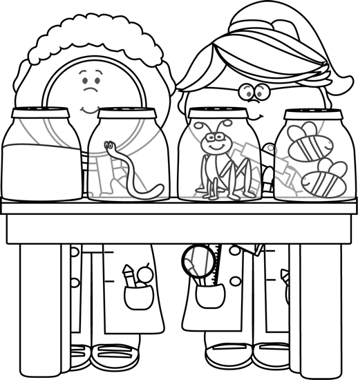 Science Black And White Clipart