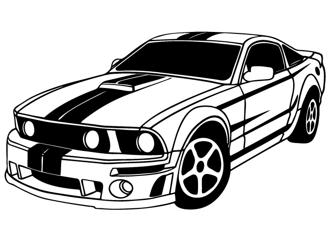 muscle car clipart - Clip Art Library