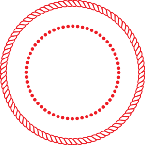 Round Circle Rope Border W Dots Seal Clip Art at Clker