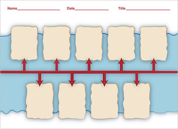 Blank Timeline Template from clipart-library.com