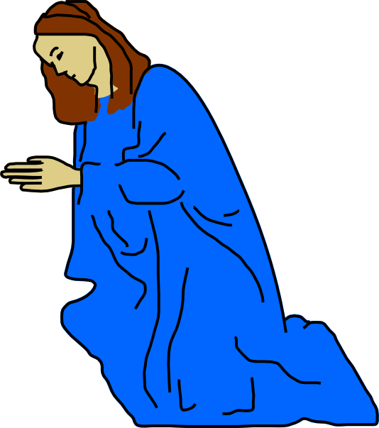 Cartoon Praying