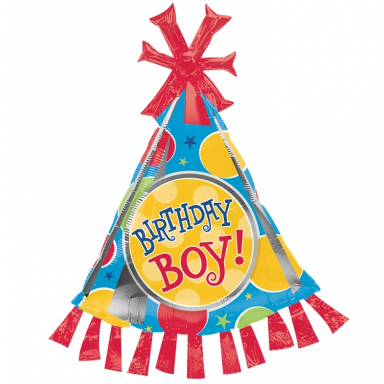 Happy birthday party hat clipart