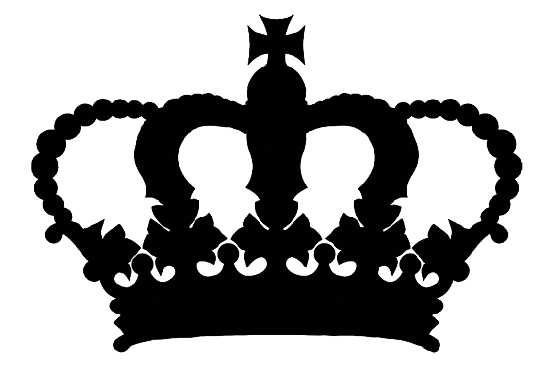 Crown silhouette clipart