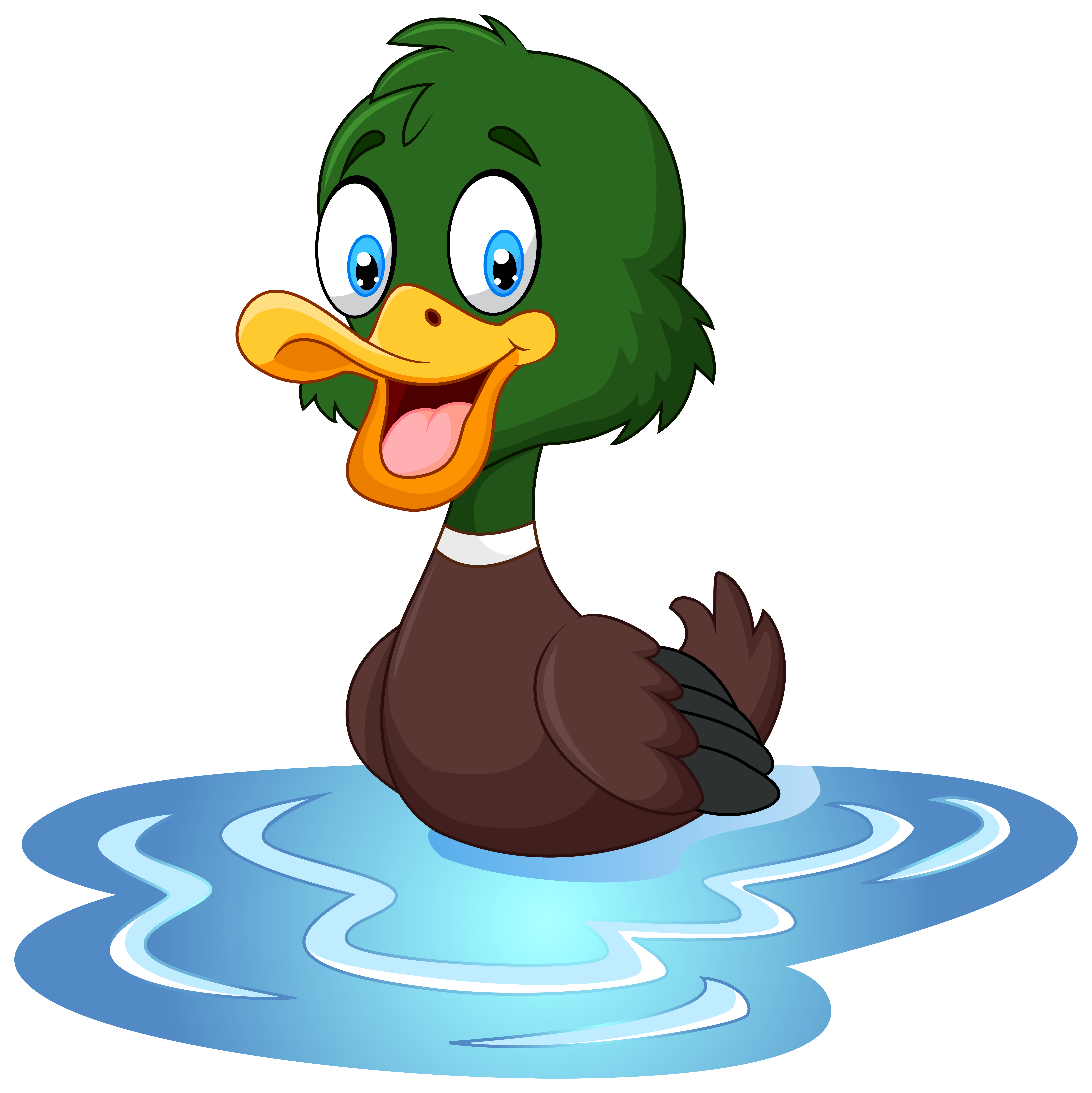 Duck Png Animated : Domestic duck bird goose, ducks with duckling