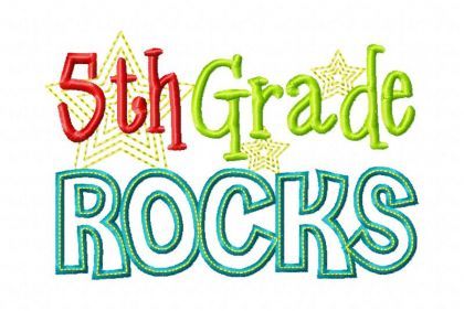 Fifth Grade Rocks Clipart
