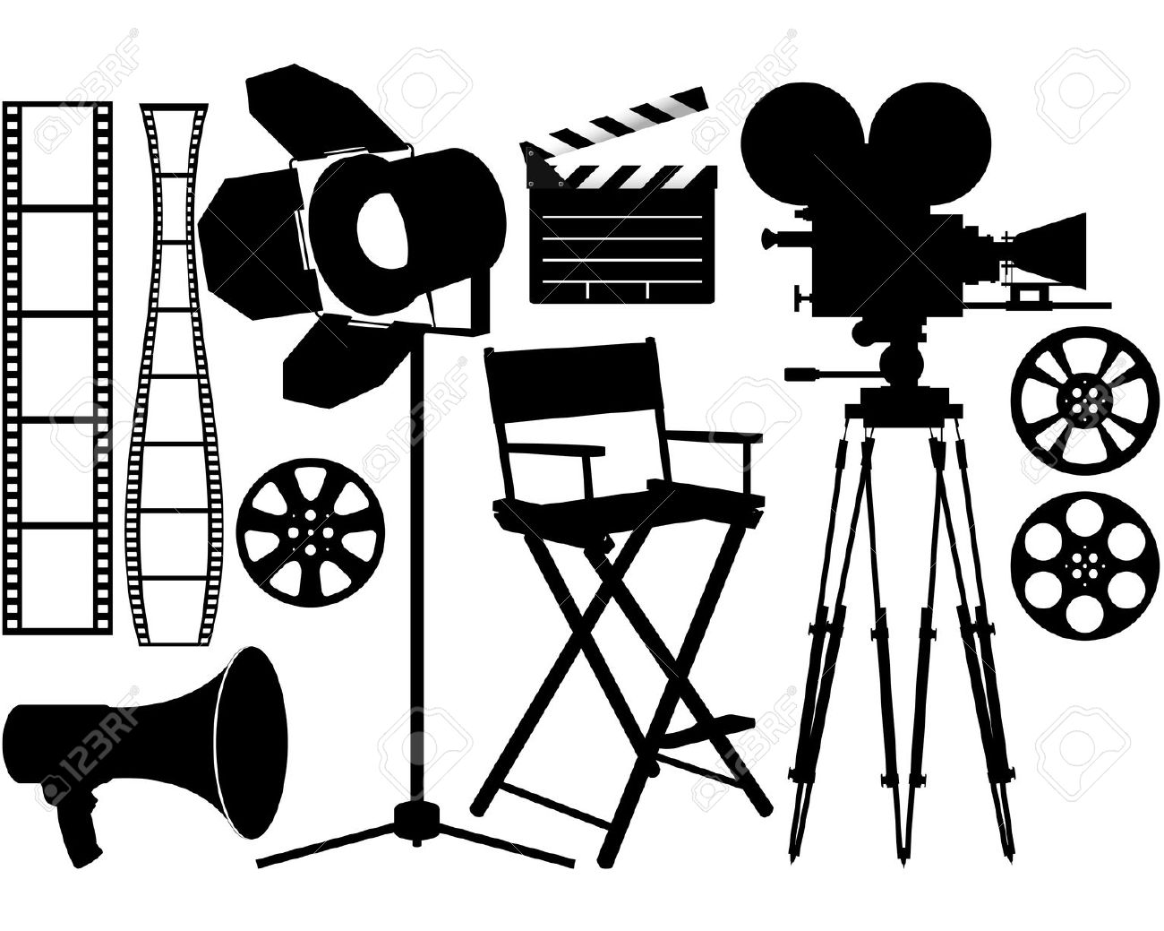 Film industry clipart