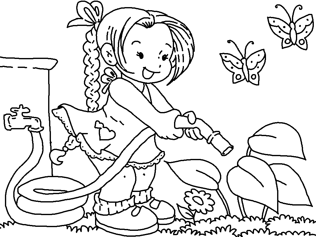 Garden clipart preschool black and white Clip Art Library