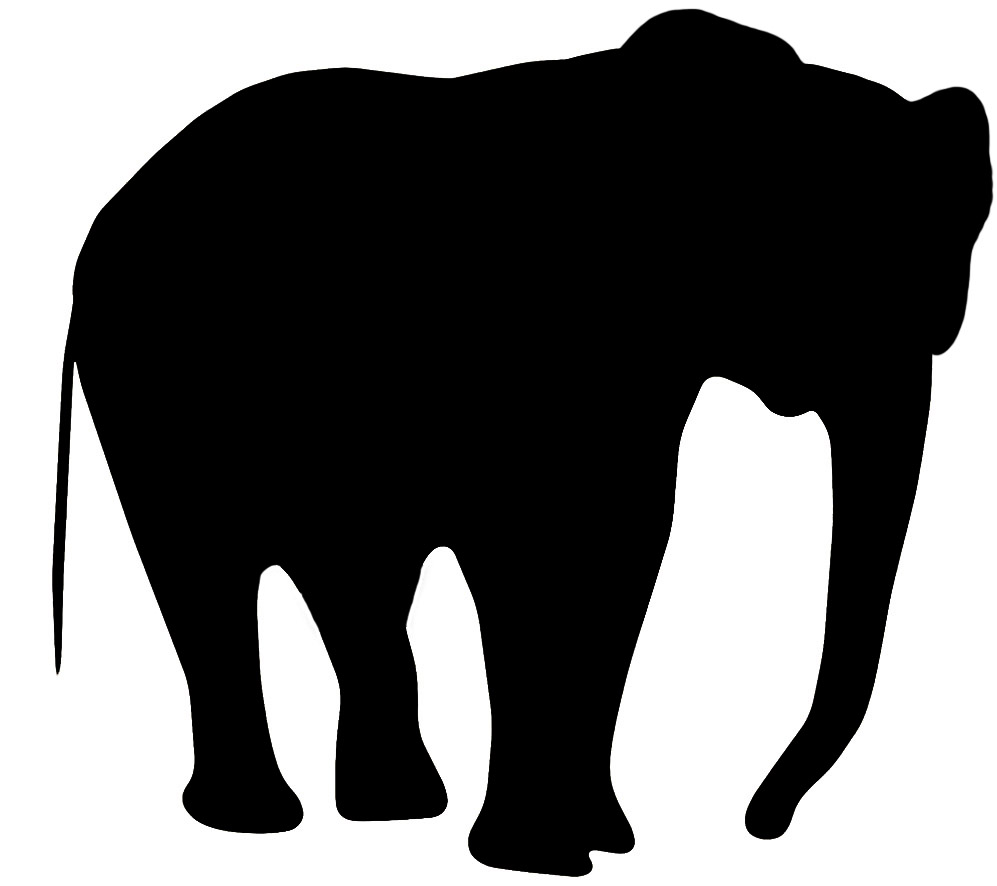 Free Elephant Cliparts Silhouette, Download Free Clip Art ...