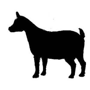 Goat silhouette clip art