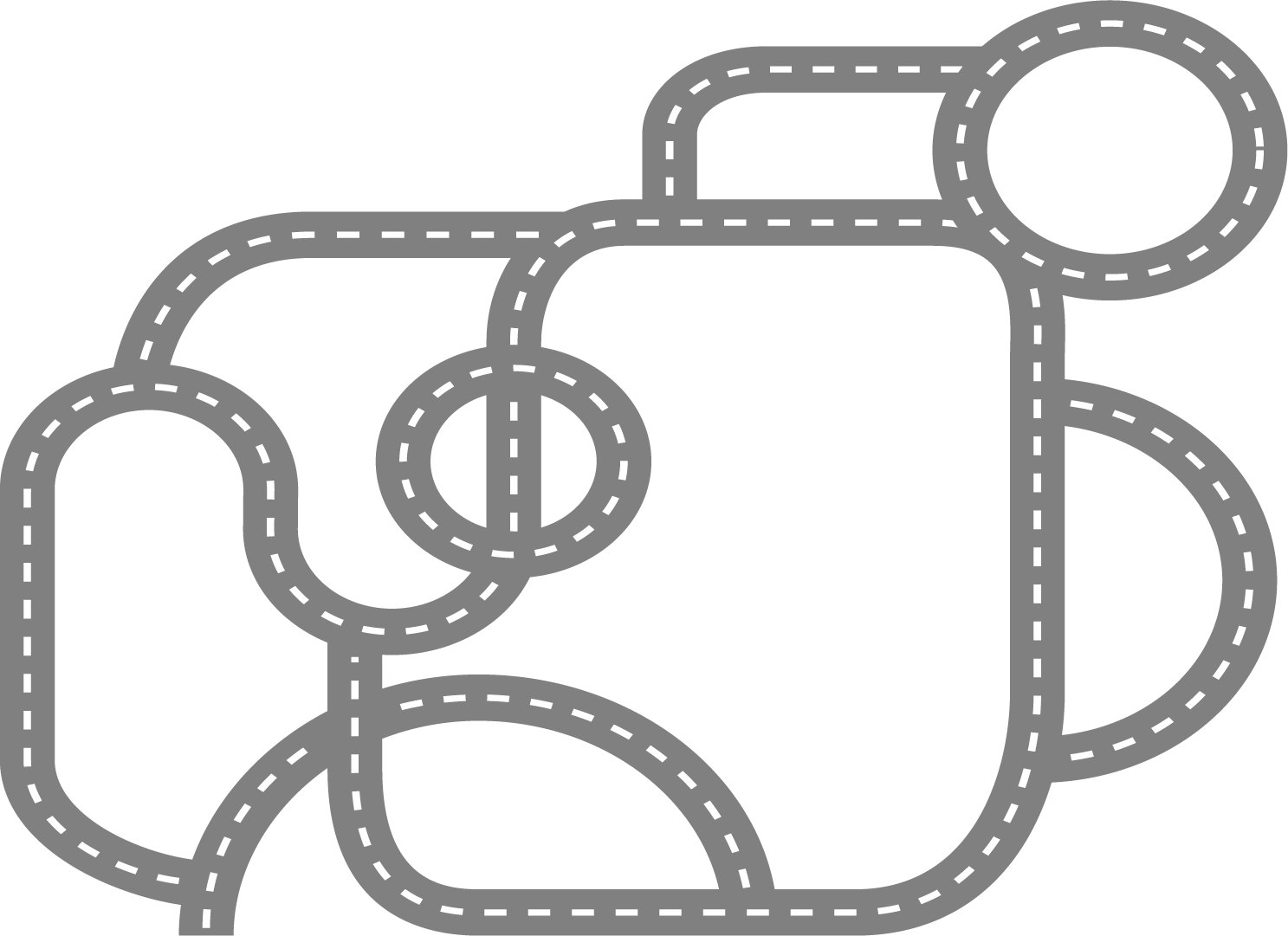 black and white race track cartoon - Clip Art Library