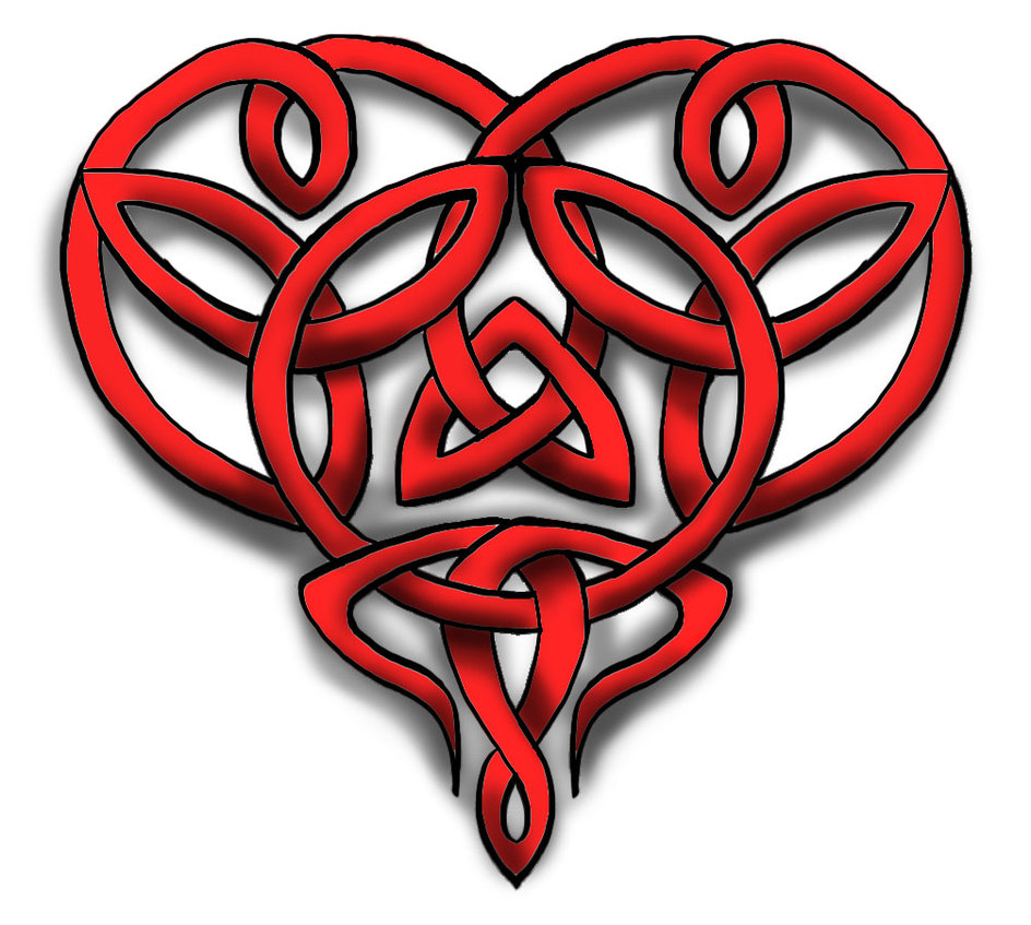 celtic hearts clipart