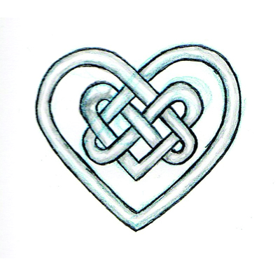 simple celtic heart tattoo - Clip Art Library
