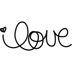 love clipart black and white - Clip Art Library