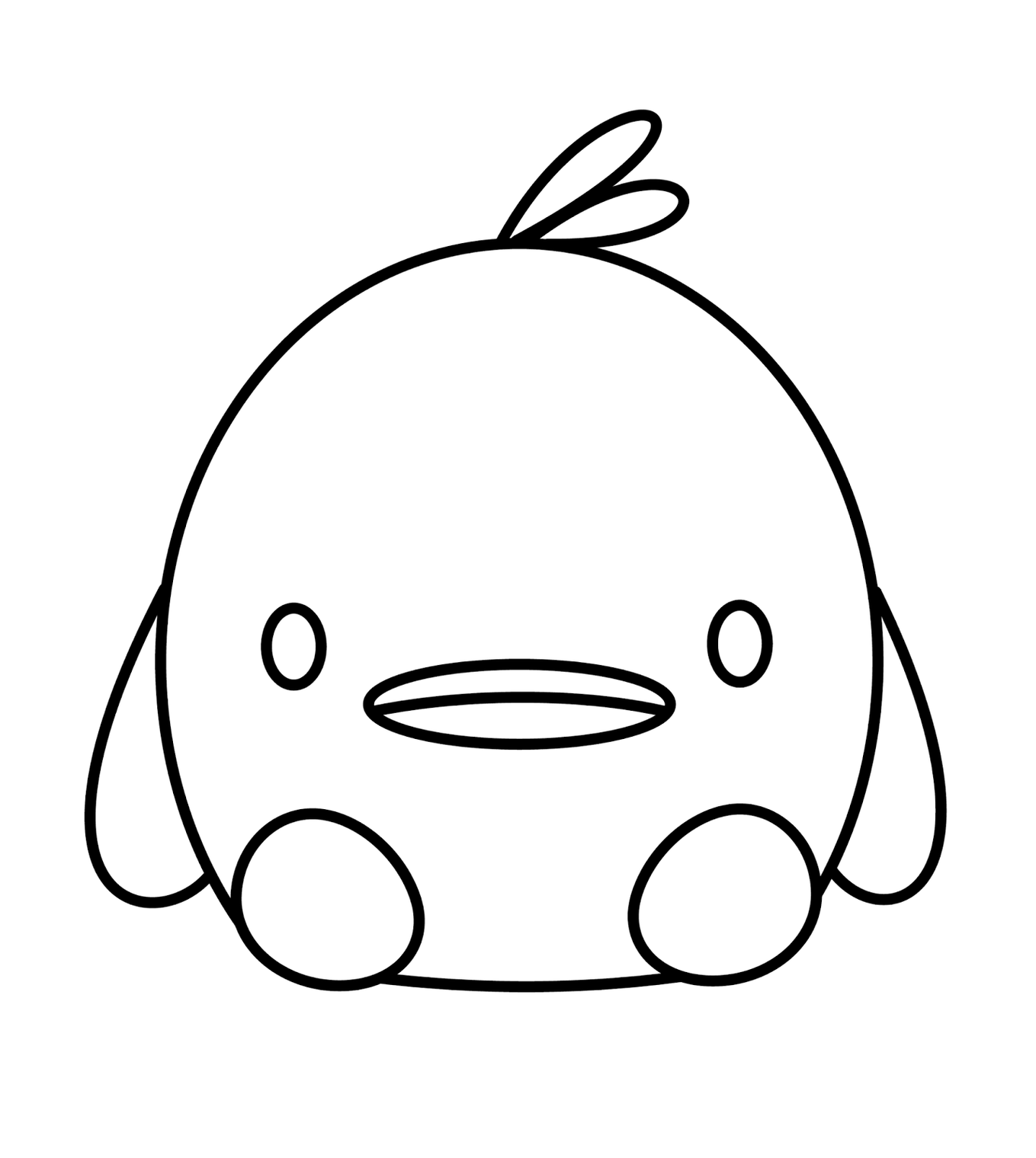 Line Drawing Duck