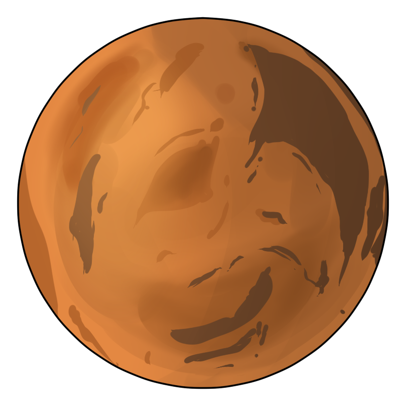 Planet Mars Clipart