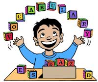 Vocabulary words clipart