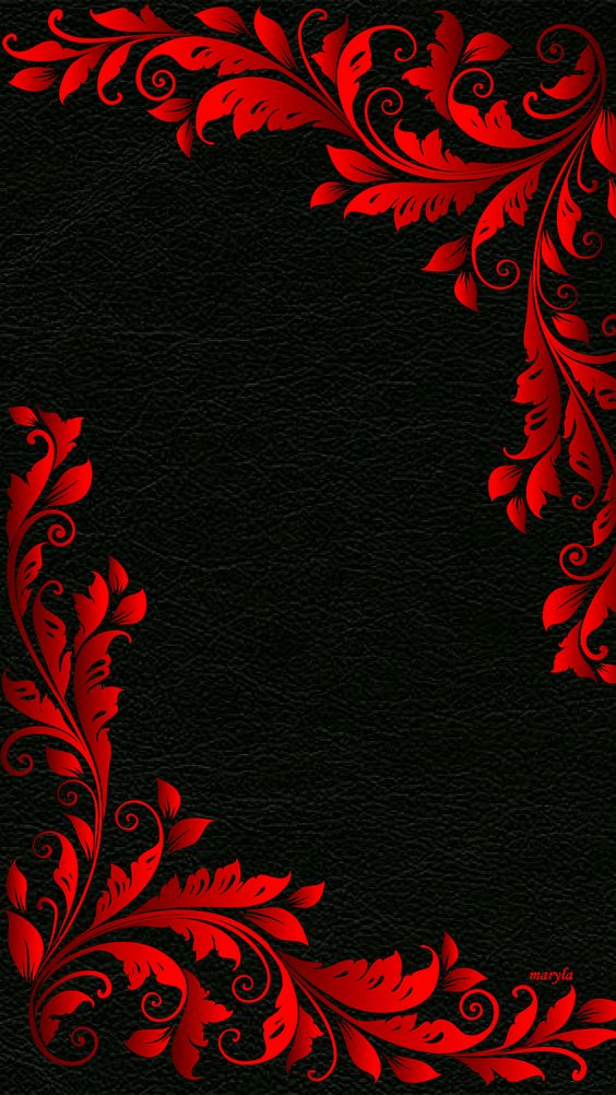 black and red wallpaper designs