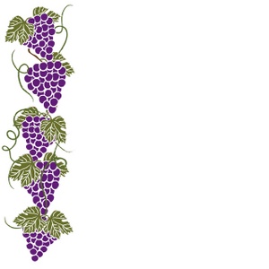 Grape Border Clipart