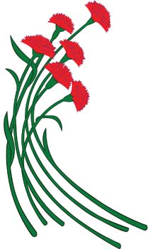 Flower Carnation Clip Art, Vector Flower Carnation
