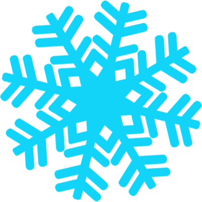 Snowflake banner clipart