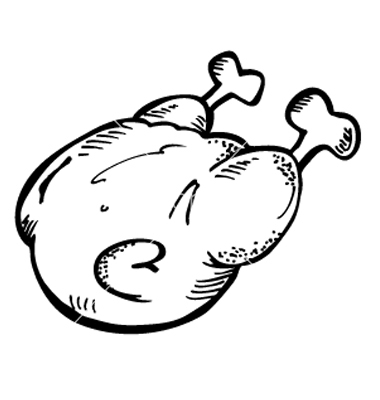 Raw poultry clipart