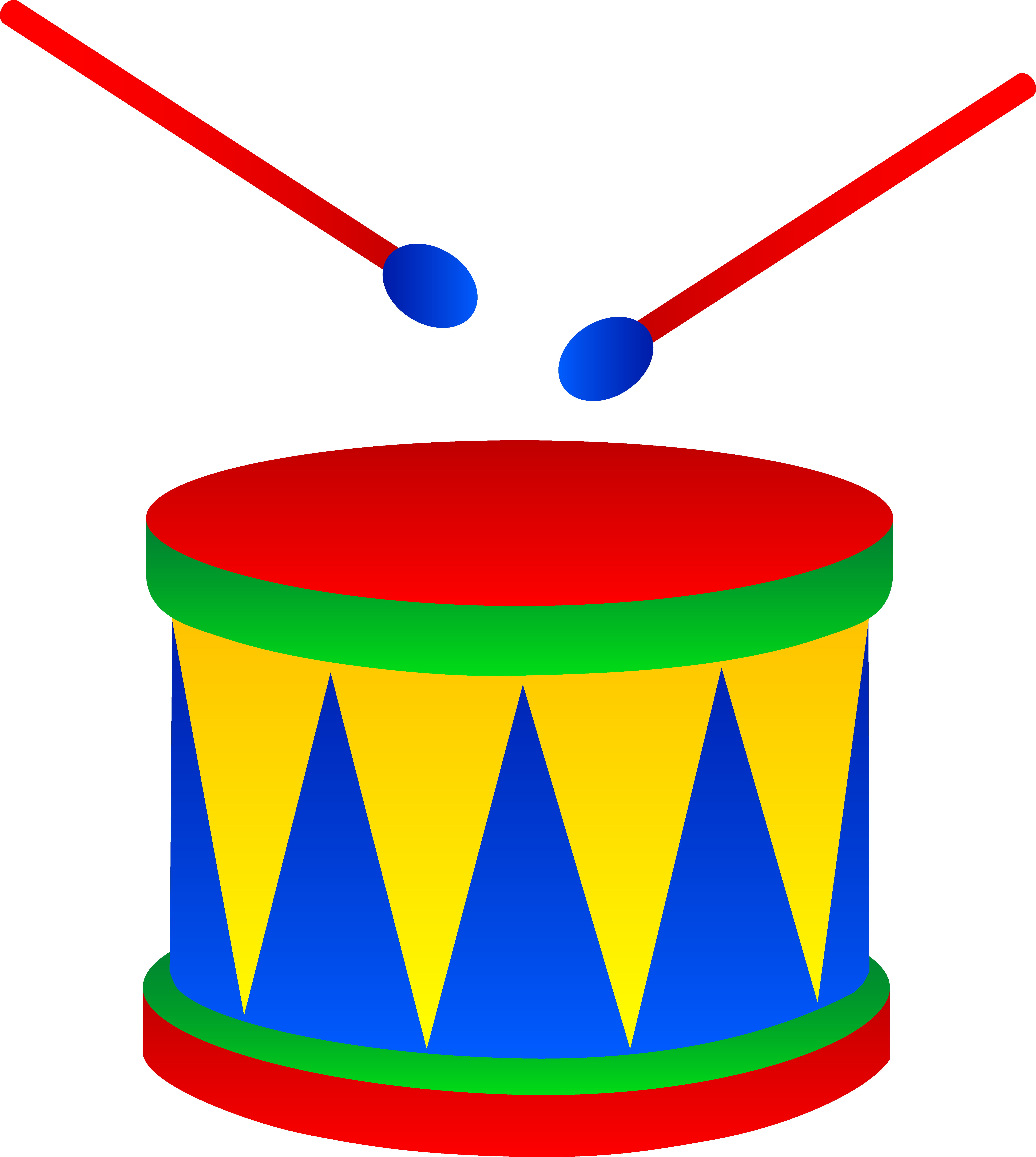 Animated drummer clipart