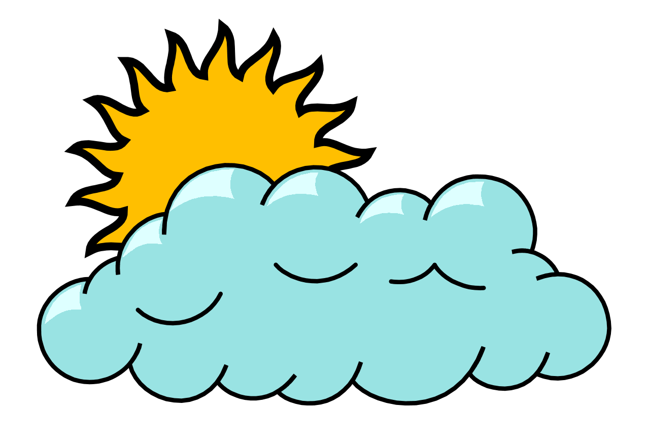 Clip Arts Related To : partly cloudy clipart. 