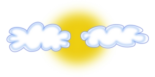 Sunshine And Clouds Clipart
