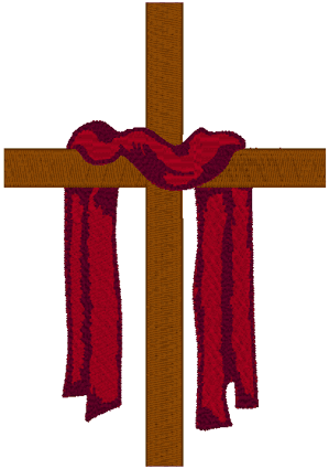 Clipart crosses draped with cloth
