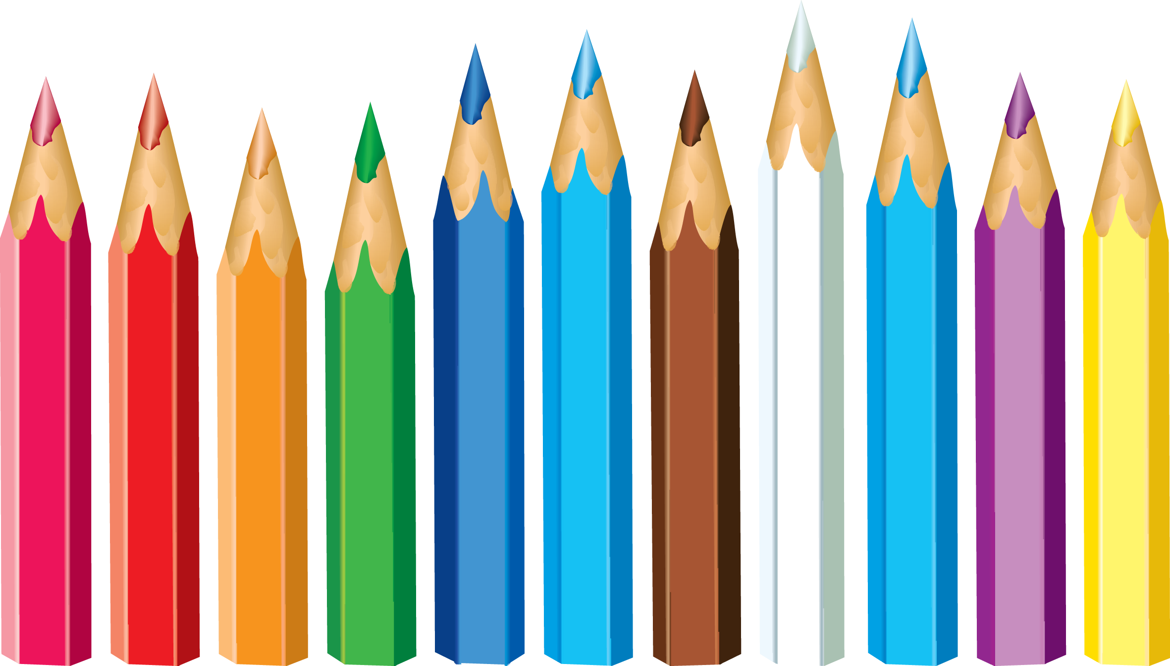 Free Colored Pencils Png, Download Free Colored Pencils Png png images