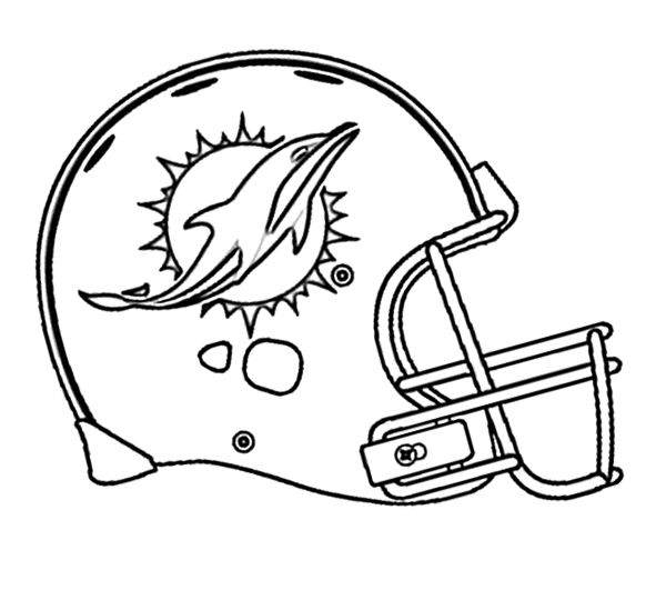 Fancy Miami Dolphins Coloring