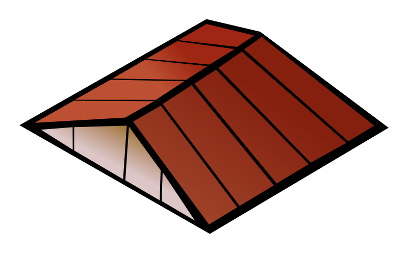 Roof of house clipart
