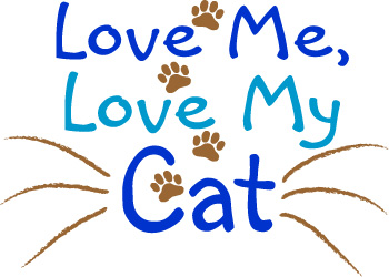 Pets Clip art: Love Me, Love My Cat Word Art