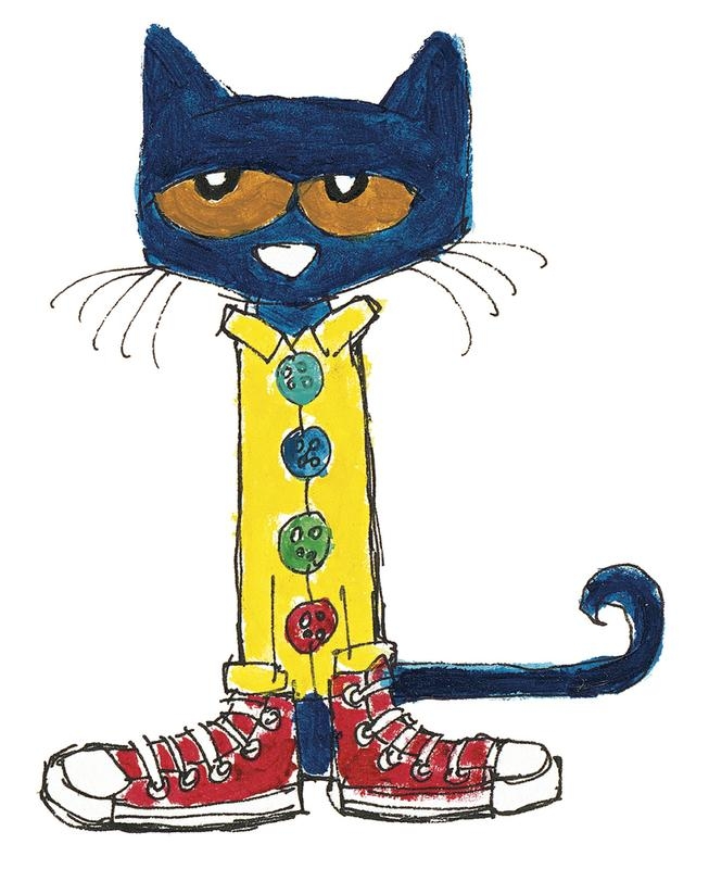 Pete The Cat School Shoes Clipart