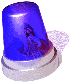 Flashing Blue Lights animated GIFs cliparts animations image graphics