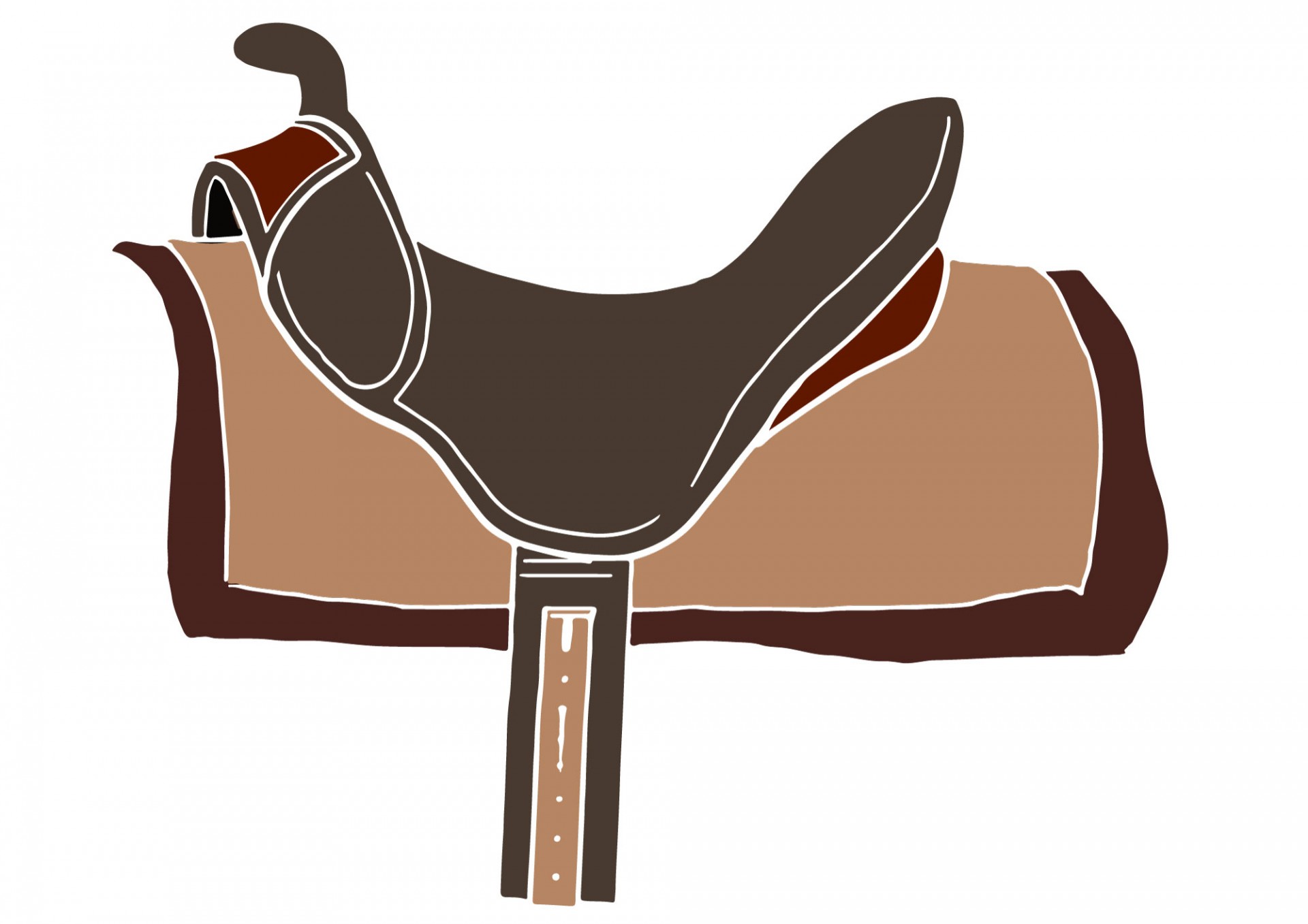Saddle Clipart Image