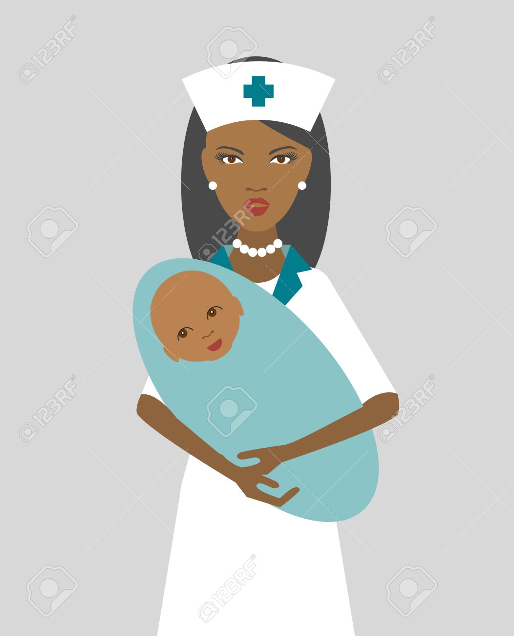 Child Nurse Clipart