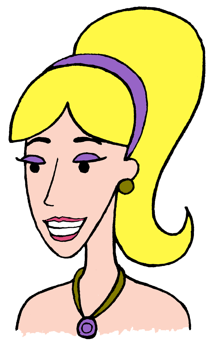 Clipart Girl With Dirty Blonde Hair Clip Art Library