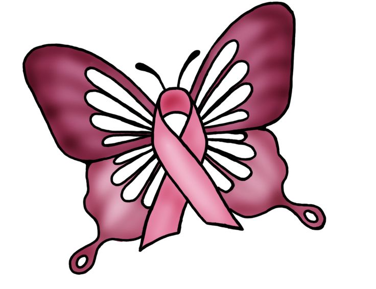 lung cancer ribbon butterfly